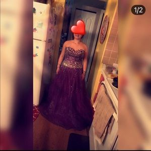 Prom dress, it hasn’t been used, only missing a couple of the gems